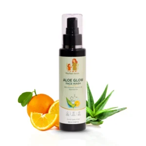 Harbal Mom Aloe Glow Face Wash I Aloe Vera + Vitamin CIGentle Cleanser for Women | Paraben &Sulphate Free | For Oily & Sensitive Skin /100ml